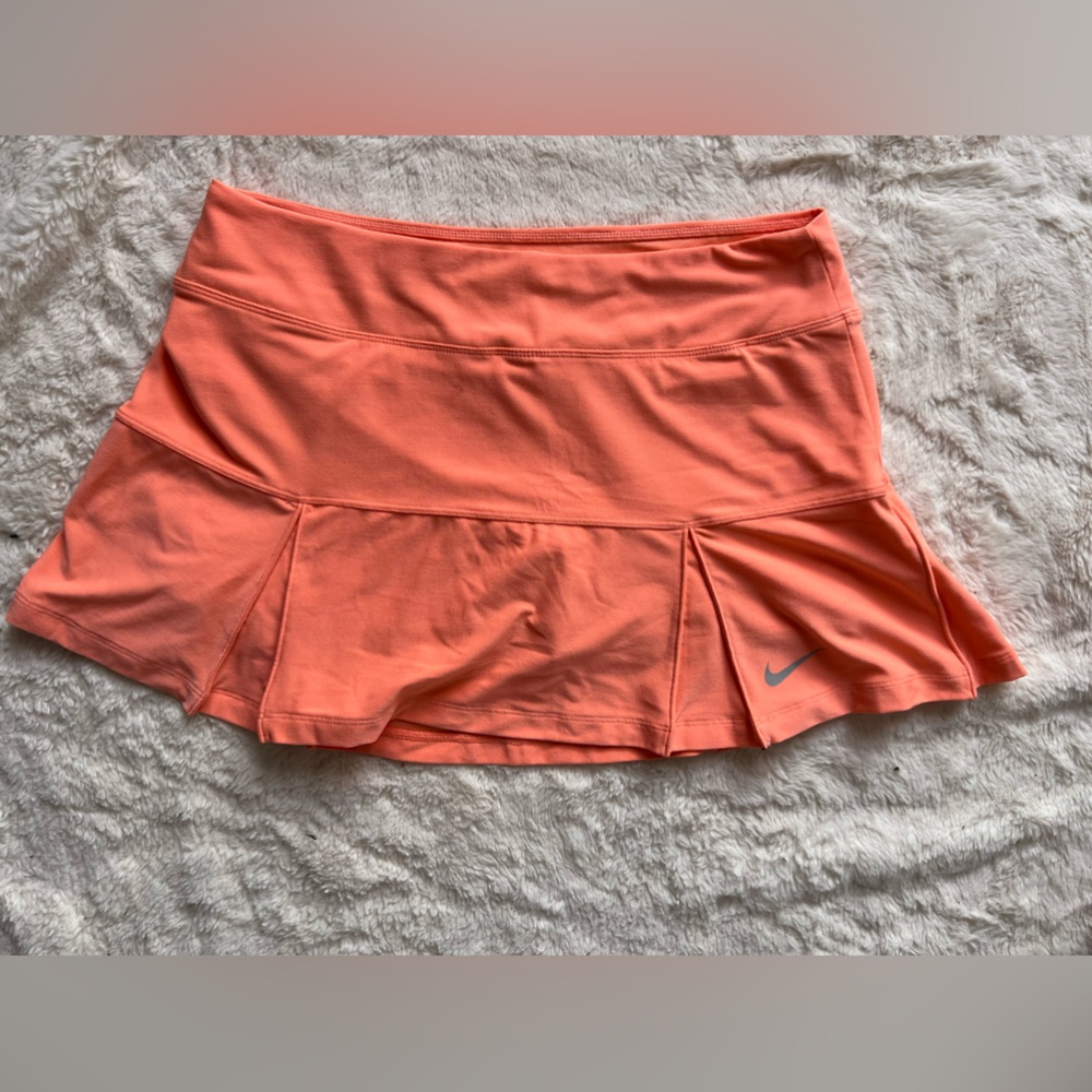 Women Nike Orange Skort Size M